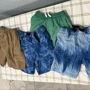 Kids Assorted Color Shorts Set Swim Trunks Size 10-12